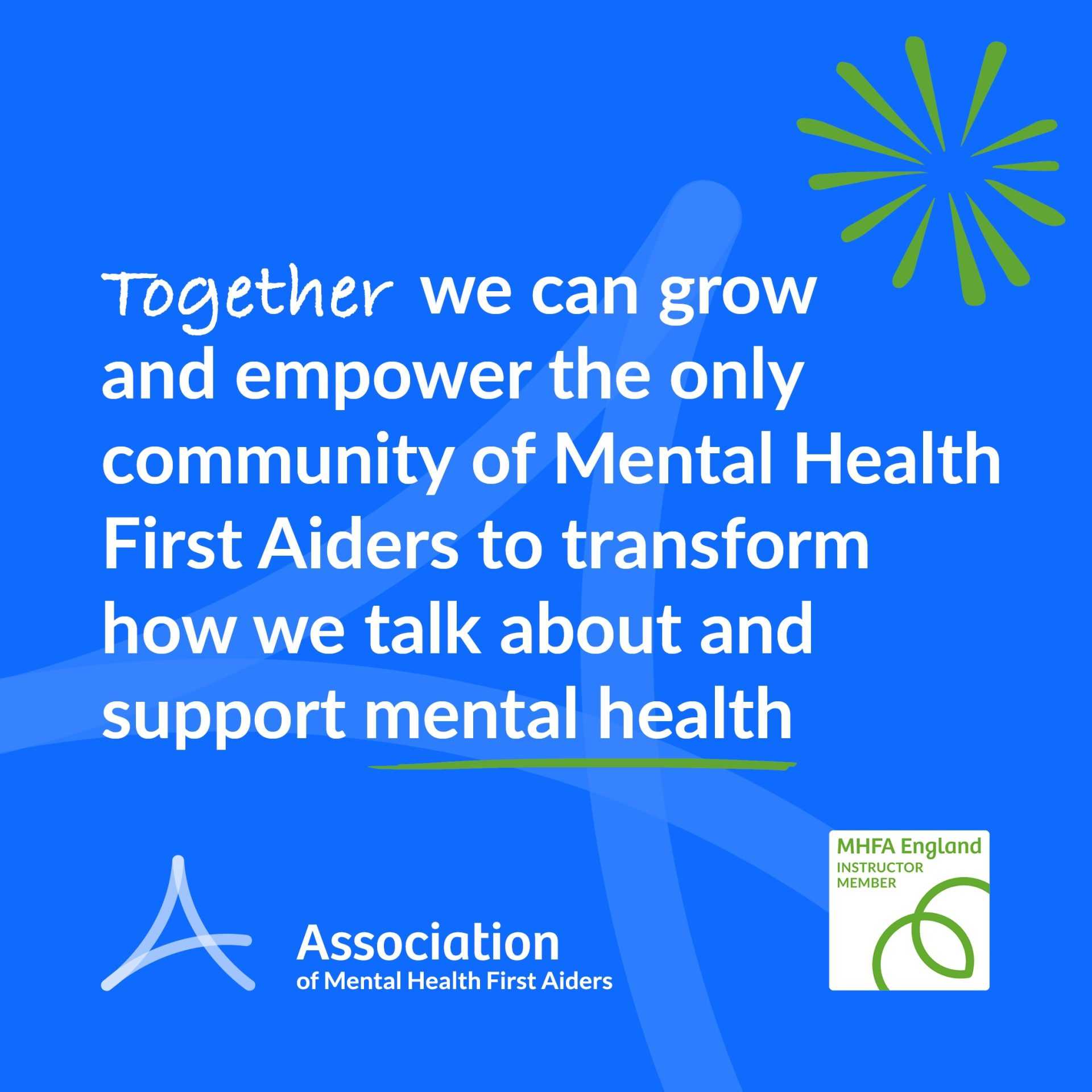 Join the Association of Mental Health First Aiders 