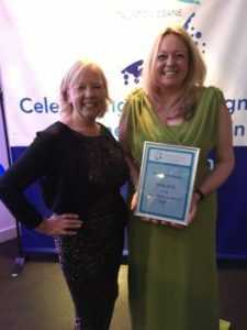 Taunton Deane business Awards with Deborah Meadon